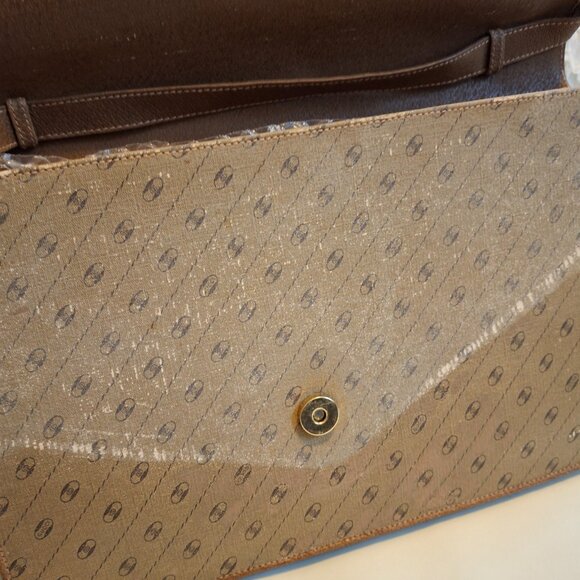 GUCCI Accessory Collection Envelope Purse Shoulder Bag Convertible Clut GG Logo - Picture 10 of 16